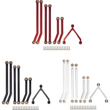 Cnc Alüminyum Yüksek Gümrükleme Şasi Bağlantı Çubuğu 1/24 Rc Paletli Araba Eksenel SCX24 AXI90081 Sürgü Yükseltme Parçaları, 3 Siyah (Yurt Dışından)