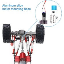 Metal Şanzıman Şanzıman 370 Motor Tahrik Mili Yükseltme Aksesuarları Için C14 C24 B24 B36 Mn D90 MN99S Rc Araba, Titanyum (Yurt Dışından)