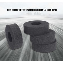 4 Adet 1.9 Inç Lastik Yumuşak Sünger Köpük Fit 1/10 Rc Paletli 110-120MM Çap 1.9 Inç Lastikler (Yurt Dışından)