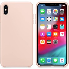 Piyasa Sepeti Apple iPhone XS Max Altı Açık Liquit Lansman Silikon Toz Pembe