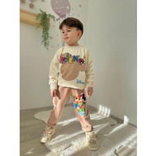 Narin Kids Disney Friends Detaylı 2 Iplik Erkek Çocuk Tarz Eşofman Takımı