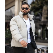 Oversize, Suya ve rüzgara karşı dayanıklı, Dik yaka, Kışlık ve baharlık mont 24USEC09