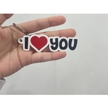 Cadde 3D I Love You Anahtarlık - Aşk Anahtarlık