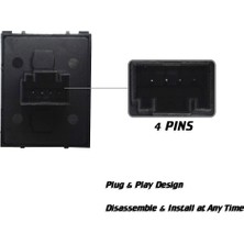 Aeethericly Volkswagen Golf Eos Gtı Rabbit B6 2006-2013 Için Araba Elektrikli Cam Anahtarı Düğmesi Değişimi 5K3959857 5K3959857A (Yurt Dışından)