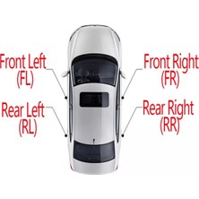 Aeethericly Sol Ön Kapı Dış Kolu 82652-2Z010 82652-2S010 Hyundai Tucson Ix35 2010-2015 Krom Kapı Mandalı Kolu (Yurt Dışından)