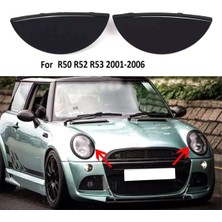 Aeethericly Mini Cooper R50 R52 R53 2001-2006 Için Ön Far Yıkama Kapağı Kapağı Kapağı (Yurt Dışından)