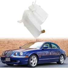 Aeethericly C2C34318 Jaguar S-Type 2000 2001 2002 2003 Için Araba Motor Radyatörü Soğutma Rezervuarı Genleşme Tankı (Yurt Dışından)