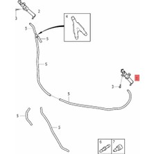 Aeethericly Sol Ön Far Yıkama Memesi 31276117 Volvo V40 Cross Country 13-2019 Araba Kafa Işık Lambası Jet Aktüatör Memesi (Yurt Dışından)
