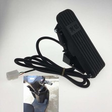 Aeethericly Ayak Pedalı Gaz Ayak Pedalı Hızlandırıcı Elektrikli Araba Gaz Pedalı Hız Kontrolü Bisiklet Dönüştürme Kiti (Yurt Dışından)