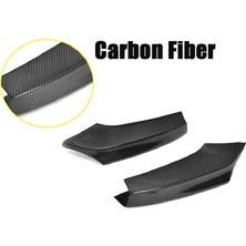 Aeethericly Araba Karbon Fiber Ön Ön Tampon Açı Difüzör Splitter Spoiler Koruyucu Bmw 5 Serisi Için F10 F11 M Spor 2011-2017 (Yurt Dışından)