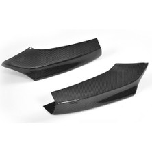 Aeethericly Araba Karbon Fiber Ön Ön Tampon Açı Difüzör Splitter Spoiler Koruyucu Bmw 5 Serisi Için F10 F11 M Spor 2011-2017 (Yurt Dışından)