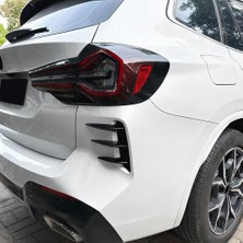 Aeethericly Araba Arka Tampon Splitter Parlak Siyah Spoiler Arka Canard Hava Firar Trim Için Bmw X3 G01 Lcı M Sport 2022-2023 (Yurt Dışından)