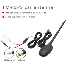 Aeethericly Araba Oto Gps+Fm/Am+Dab Radyo Anteni Anten Sinyal Amplifikatörü Dab+ Alıcı (Yurt Dışından)