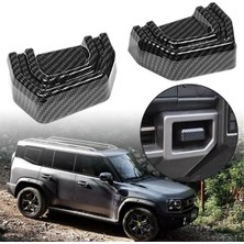 Aeethericly Off-Road Römork Kapağı Trim Çıkartmaları Römork Kancası Kapağı Chery Jetour Traveler T2 Carbon Için Dış Trim (Yurt Dışından)