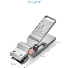 Ocean Tırnak Makası Törpü Seti Profesyonel Crocodile Geniş Ağızlı Tungsten Çelik Mini Boy