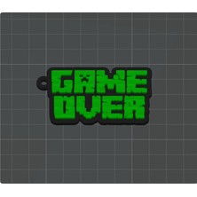 Cadde 3D Minecraft Anahtarlık - Game Over Anahtarlık