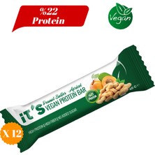 Vegan Protein Bar - Yer Fıstığı Ezmeli ve Kayısılı - 40G x 12 Adet