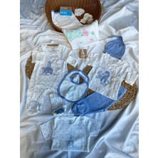 Tavşan Baskılı   10 Parça Hastane Çıkışı Set