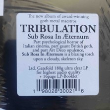 Tribulation - Sub Rosa in Aeternum Plak