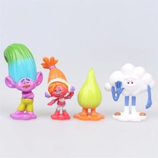 3-6 cm 12 Adet/grup Troller Şube Yaratık Skitter Figürleri Troller Çocuk Troller Pvc Action Figure Oyuncak Çizgi Film Karakteri Çocuklar Hediyeler (Yurt Dışından)