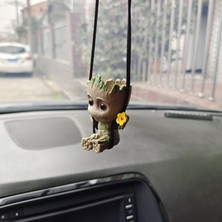 Anime Ağaç Adam Groot Guardians Galaxy Marvel Avengers Mini Oyuncaklar Aksiyon Figürü Groot Araba Parfüm Dekorasyon Çocuk Oyuncakları Hediye (Yurt Dışından)