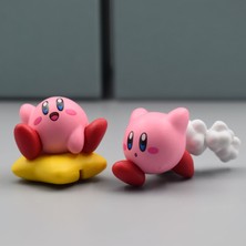 Kirby Anime Oyunları Kawaii Karikatür Pembe Kirby Waddle Dee Doo Aksiyon Figürü Mini Oyuncaklar Bebek Koleksiyonu Oyuncaklar Çocuklar Için Doğum Günü Hediyeleri (Yurt Dışından)