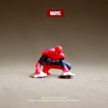 Disney Marvel Avengers Örümcek Adam Mıknatıs 3.5 cm Aksiyon Figürü Duruş Anime Dekorasyon Koleksiyonu Heykelcik Oyuncak Modeli Çocuklar Için (Yurt Dışından)