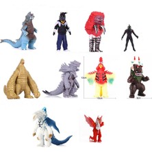 Aksiyon Figürü Godzilla Hareketli Bebek Model Oyuncak Jongens Çocuk Tür Speelgoed Anime Çizgi Film Ultraman Canavarlar (Yurt Dışından)