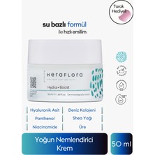Heraflora Hydra Boost Su Bazlı Hyalüronik Asit,shea Yağı,panthenol Yoğun Nemlendirici Krem 50 ml