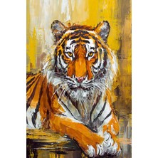 Aden Dekoratif Aslan Kanvas Tablo