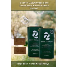 Zest Ayvalık Erken Hasat Soğuk Sıkım 2 L Zeytinyağı ve Gerçek Zeytinyağı Sabunu