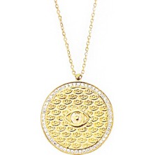 Masaliko Göz Gümüş Kolye SB1081, 925 Ayar Kadın Gümüş Kolye