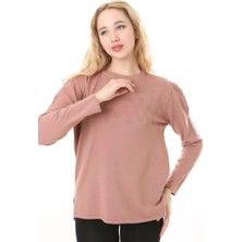 Fresh Moda Kadın Ince Triko Günlük  Mevsimlik Kazak