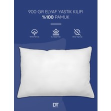 Dejavu Teks Elyaf Yastık 900 gr 4'lü  50  x  70  cm  Pamuklu Kılıf Antialerjik