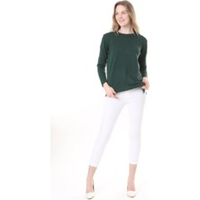 Fresh Moda Kadın Ince Triko Günlük  Mevsimlik Kazak