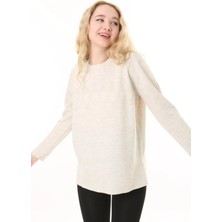 Fresh Moda Kadın Ince Triko Günlük  Mevsimlik Kazak