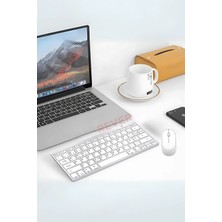 Rever Kablosuz Klavye Mouse Set Tüm Cihazlara Uyumlu Bluetooth + USB Klavye