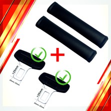 Araç Içi Kemer Çapası 2 Adet + Emniyet Kemeri Ped Kılıfı Kiti, 2'li Paket