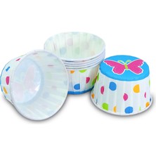 Kafem Kelebekli Muffin Kek Kapsülü 50'li x 5 Paket