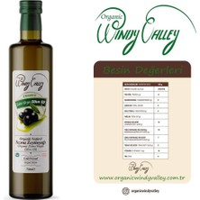 Organic Windy Valley Sızma Zeytinyağı Soğuk sıkım   Yüksek Polifenol  (750 ml)