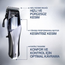 Wahl 9657 Rapid Clip 12 Kılavuz Taraklı Şarjlı Saç Sakal Kesme Makinesi 09657-0460