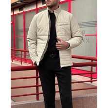 İnpool Erkek, Fermuarlı, Cepli, Kapitone Dolum, Suya ve Rüzgara Dayanıklı, Ceket-Mont 24USEC06