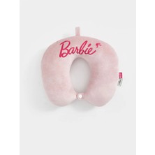 Barbie Lisanslı  Pembe Çocuk Boyun Yastığı