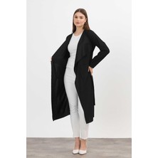 Rays 1060 Cepli Uzun Hırka Siyah