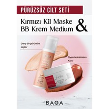 Baga Kırmızı Kil Maske & Bb Krem Medium Ikili Set