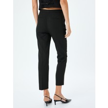 Yüksek Bel Slim Fit Cigarette Pantolon