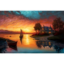 Aden Manzara Kanvas Tablo