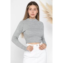 Fitilli Crop Triko Kazak P-00012422