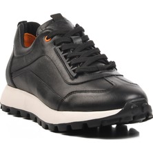 Ayakmod Siyah Erkek Hakiki Deri Günlük Ayakkabı