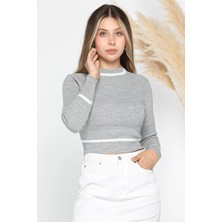 Fitilli Crop Triko Kazak P-00012425